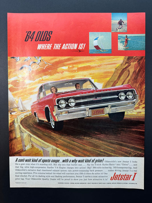 1964 Oldsmobile Vintage Advertisement